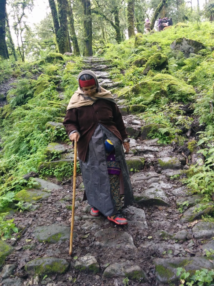 70 years old pilgrim from Gujarat was my inspiration during trek