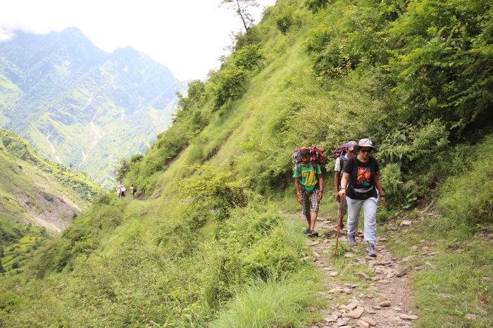 Trekking route in Pithoragarh