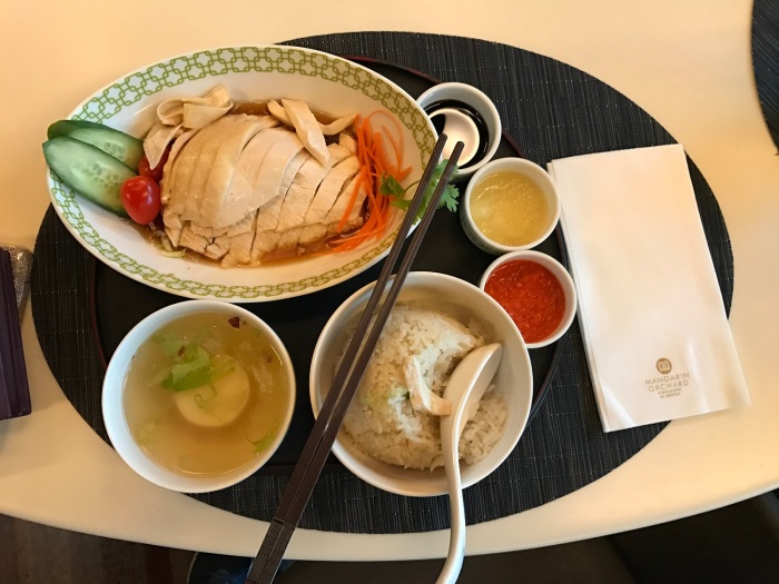 Chicken rice @Chatterbox, Mandarin Orchard, Singapore