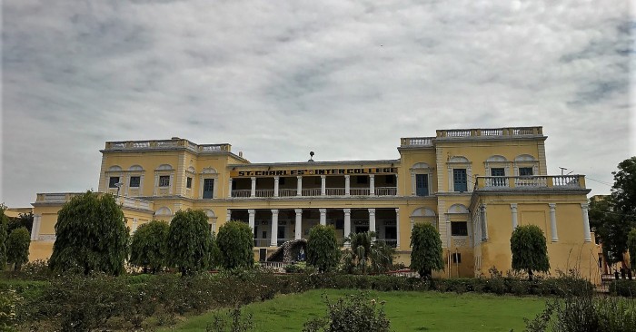The new palace of Begum Samru (now converted into a school)